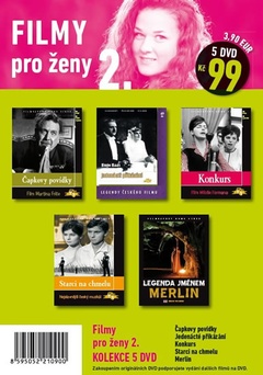 obálka: Filmy pro ženy 2. - 5 DVD pošetka