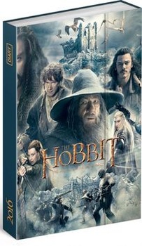 obálka: Hobbit magnetický diář 2016