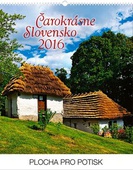 obálka: Čarokrásne Slovensko Praktik - nástěnný kalendář 2016