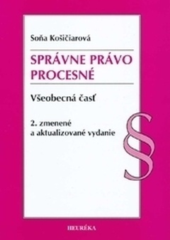 obálka: Správne právo procesné. Všeobecná časť, 2.vydanie