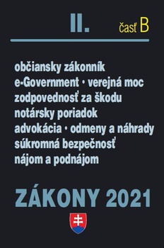 obálka: Zákony II-B 2021