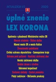 obálka: Aktualizácia V/2 2020 –LEX-KORONA – štátna a verejná služba, civilná ochrana, súkromná bezpečnosť