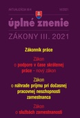 obálka: Zákony 2021 III aktualizácia III 4 - Kurzarbeit a Zákonník práce