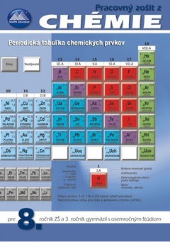 obálka: Pracovný zošit z chémie pre 8. ročník ZŠ a terciu GOŠ