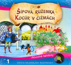 obálka: CD-Najkrajšie rozprávky 1 - Šípová Ruženka, Kocúr v čižmách