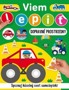 obálka: Dopravné prostriedky - viem lepiť