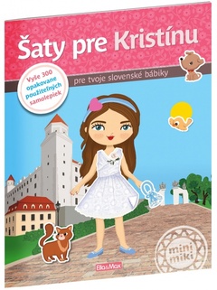 obálka: Šaty pre KRISTÍNU - Kniha samolepiek