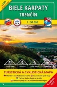 obálka: TM 107 Biele Karpaty Trenčín 1:50 000