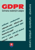 obálka: GDPR - ochrana osobných údajov