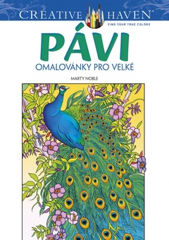 obálka: Pávi – omalovánky pro velké