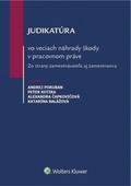 obálka: Judikatúra vo veciach náhrady škody v pracovnom práve