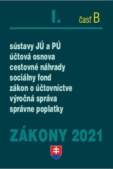 obálka: Zákony I-B/2021