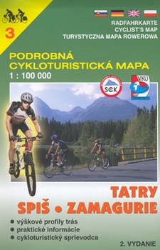 obálka: Tatry, Spiš, Zamagurie 1:100 000