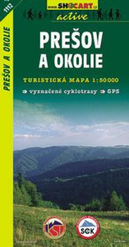 obálka: Prešov a okolie 1:50 000