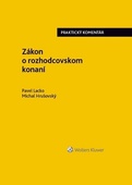 obálka: Zákon o rozhodcovskom konaní