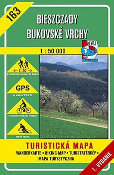 obálka: Bieszczady Bukovské vrchy 1:50 000