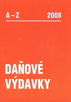 obálka: Daňové a nedaňové výdavky 2008