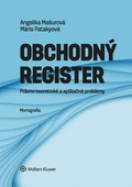 obálka: Obchodný register. Právno-teoretické a aplikačné problémy