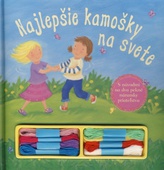 obálka: Najlepšie kamošky na svete - S návodmi na dva pekné náramky priateľstva