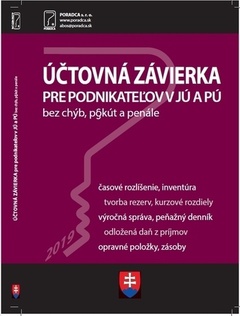 obálka: Účtovná závierka pre podnikateľov v PÚ a JÚ za rok 2019