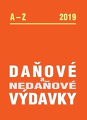 obálka: Daňové a nedaňové výdavky A-Z 2019