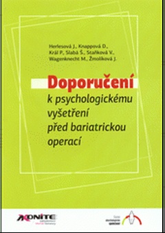 obálka: Doporučení k psychologickému vyšetření před bariatrickou operací