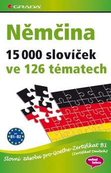 obálka: Němčina 15 000 slovíček ve 126 tématech