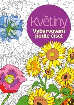 obálka: Vybarvování podle čísel: Květiny