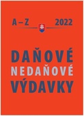 obálka: Daňové a nedaňové výdavky A - Z 2022