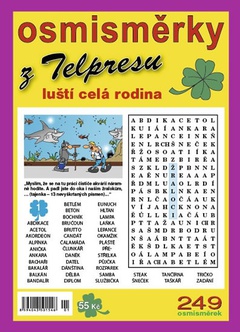 obálka: Osmisměrky z Telpresu luští celá rodina 2/2018 - 249 osmisměrek