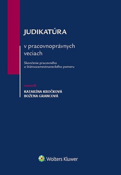 obálka: Judikatúra v pracovnoprávnych veciach