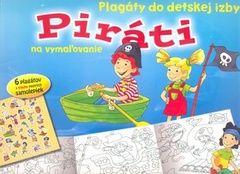 obálka: Piráti Plagáty do detskej izby na vymaľovanie