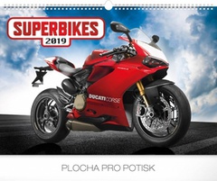 obálka: Superbikes 2019, 48 x- nástěnný kalendář 2019