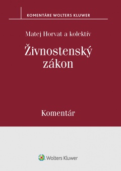 obálka: Živnostenský zákon - komentár