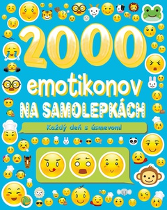 obálka: 2000 emotikonov na samolepkách