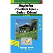 obálka: Mayrhofen, Zillertaler Alpen 1:50 000