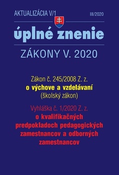 obálka: Aktualizácia V/1 2020