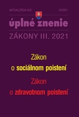 obálka: Zákony 2021 III aktualizácia III 5 - Zákon o zdravotnom poistení, Zákon o sociálnom poistení