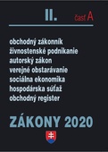 obálka: ZÁKONY II časť A 2020