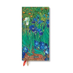 obálka: Paperblanks | D2025 Van Goghs Irises Slim HOR