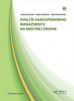 obálka: Kvalita samosprávneho manažmentu na miestnej úrovni