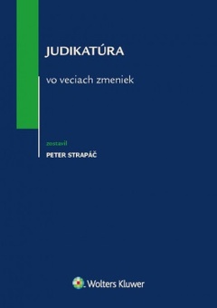 obálka: Judikatúra vo veciach zmeniek