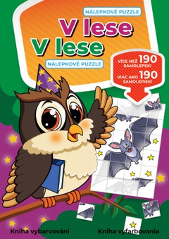 obálka: V lese Nálepkové puzzle