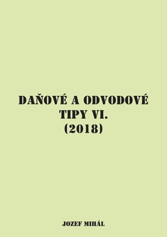 obálka: Daňové a odvodové tipy VI. (2018)