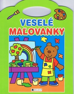 obálka: Veselé maľovanky - zelené