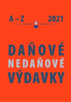 obálka: Daňové a nedaňové výdavky 2021