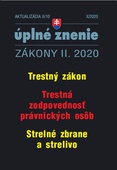 obálka: Aktualizácia II/10 2020 – Trestné právo