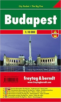 obálka: Budapest / city plan centrum lamino 1:10 000