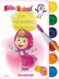 obálka: Máša a medveď - Kúzelné maľovanky