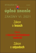 obálka: Aktualizácia VI/2 2021 Životné prostredie, odpadové a vodné hospodárstvo